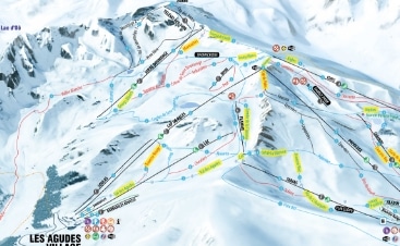 plan des pistes peyragudes