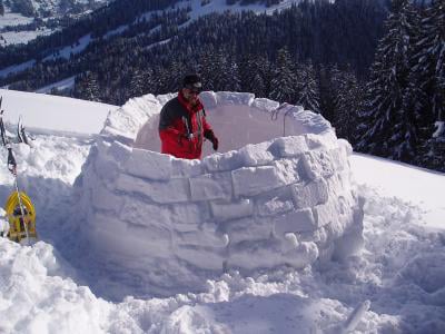 construction igloo peyragudes