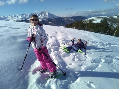 balade en raquettes peyragudes