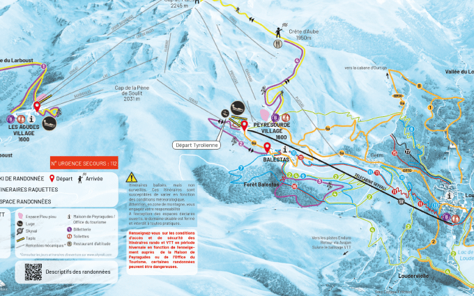 parcours balisé peyragudes pyrénées