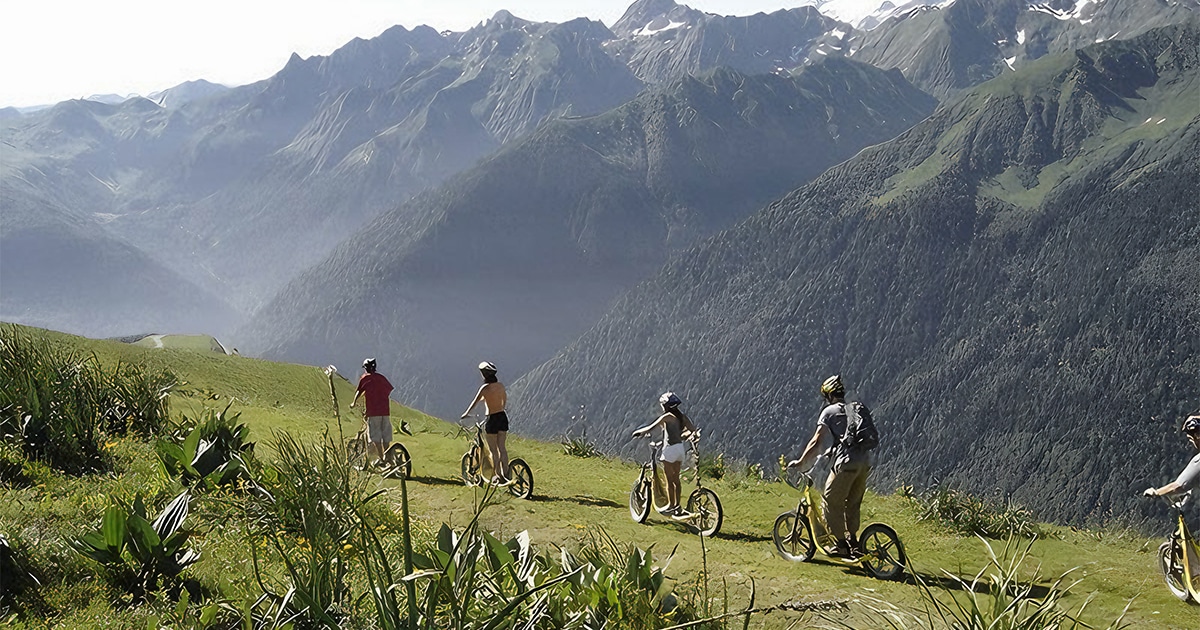 trottinette de montagne peyragudes