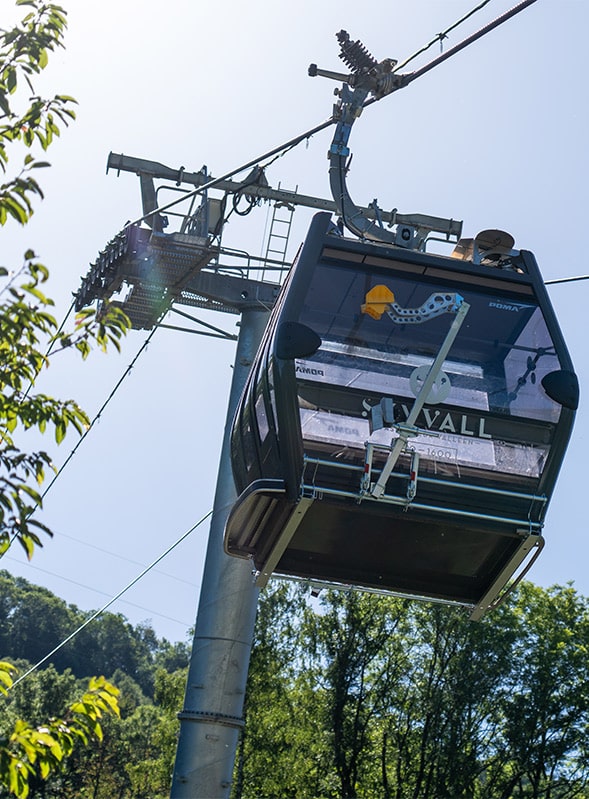 télécabine skyvall été